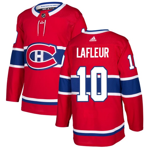 Adidas Men Montreal Canadiens #10 Guy Lafleur Red Home Authentic Stitched NHL Jersey->montreal canadiens->NHL Jersey